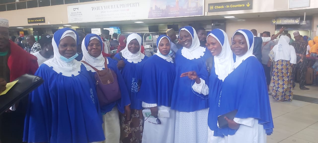 Nudivest Hajj & Umrah Services pilgrims to Saudi Arabia for Hajj 2022
