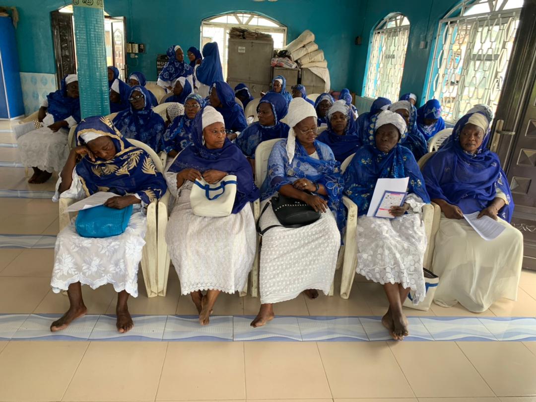 Cross section of the Women's Wing of Mushin/Oshodi Branch at the swearing-in ceremony of their new Exco